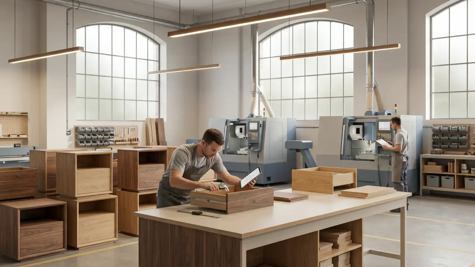 OEM bedside table workshop